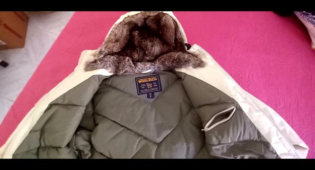 Giubbotto Woolrich beige donna tg s