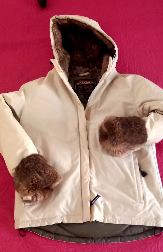 Giubbotto Woolrich beige donna tg s