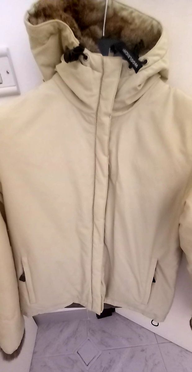 Giubbotto Woolrich beige donna tg s