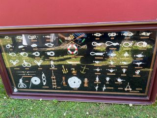 Cuadro nudos marineros vintage