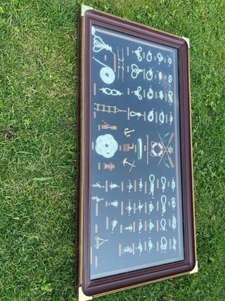 Cuadro nudos marineros vintage