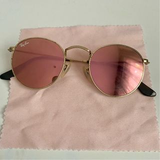 Ray-Ban originales Redondos Rosa Dorado espejados 