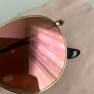 Ray-Ban originales Redondos Rosa Dorado espejados 