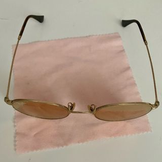 Ray-Ban originales Redondos Rosa Dorado espejados 