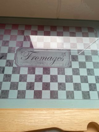 Tabla quesos madera - Cuchillos