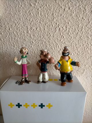 Olivia , Popeye y Brutus - Figuras PVC