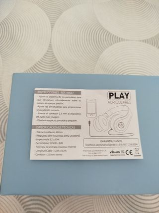 Auriculares azules McDonald's