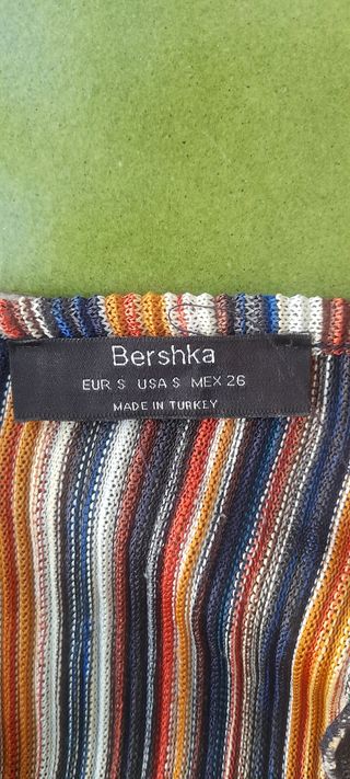 Mono Bershka rayas multicolor