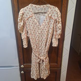 Vestido Hug&Clau beige talla M