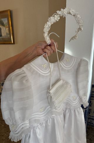 Vestido comunión niña blanco
