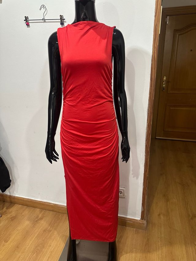 Vestido rojo largo