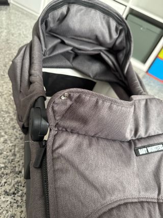 Capazo Baby Monsters Gris