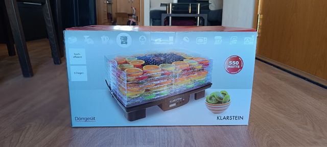 Deshidratadora Klarstein 550W - 6 bandejas