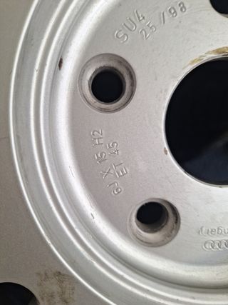 Llantas Audi A3 A4 A6 6Jx15 ET45