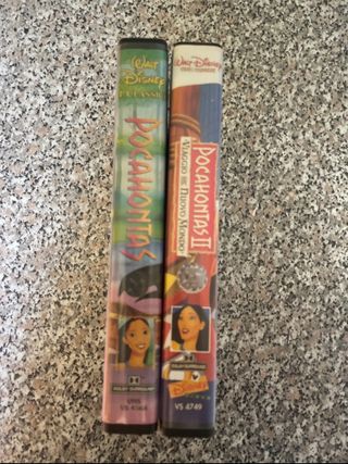 VHS Disney Pocahontas I & II