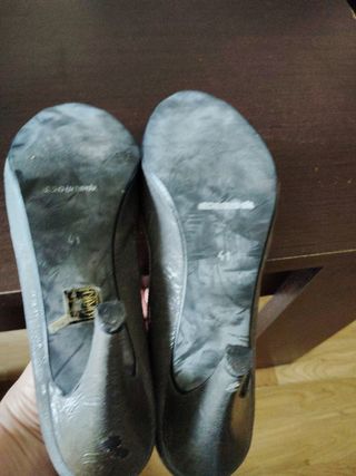 Zapatos Marypaz tacón gris