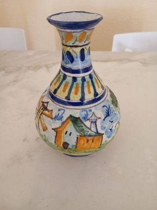 Jarrón Talavera antiguo