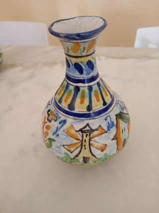 Jarrón Talavera antiguo