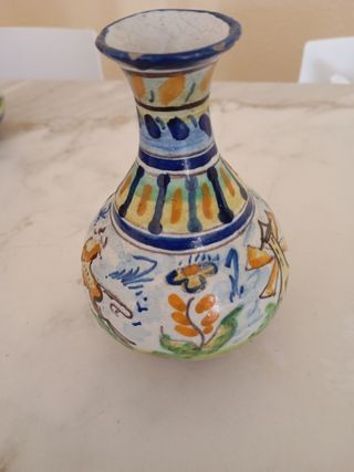 Jarrón Talavera antiguo