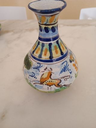 Jarrón Talavera antiguo