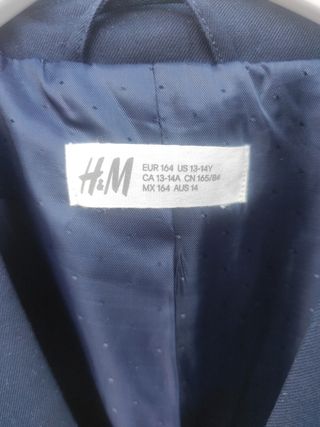 Americana Chaqueta H&M niño talla 13-14 años