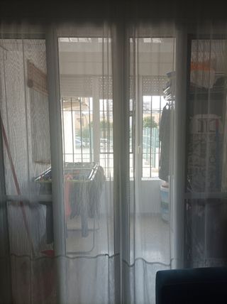 Barra cortina metal gris - 140cm