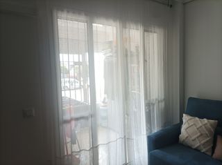 Barra cortina metal gris - 140cm