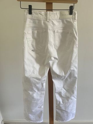Vaqueros Salsa Jeans blancos tiro alto