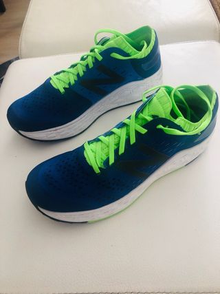 Zapatillas New Balance 41- Azul/Verde. SIn uso.