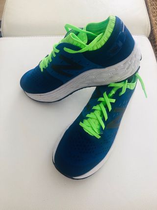 Zapatillas New Balance 41- Azul/Verde. SIn uso.