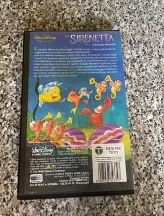 VHS La Sirenetta - Disney Classici