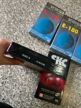 VHS vuote - Soundcolor & Sony