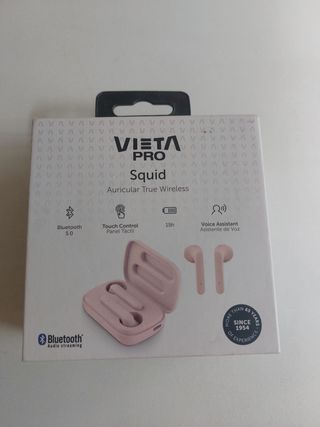 Auriculares Vieta Pro Squid en color rosa