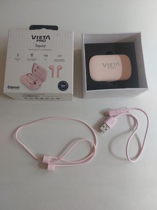 Auriculares Vieta Pro Squid en color rosa