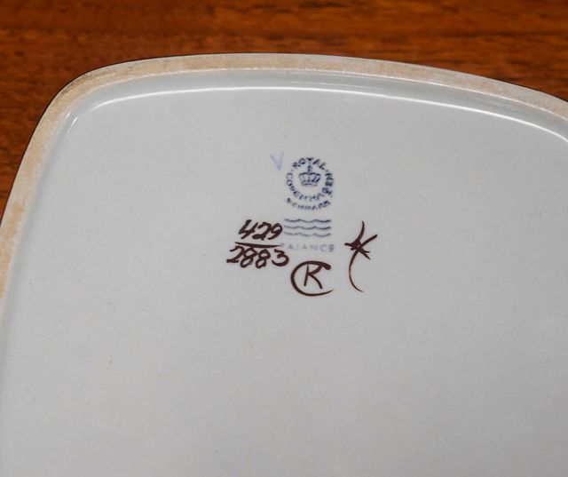 Plato danés vintage mid-century