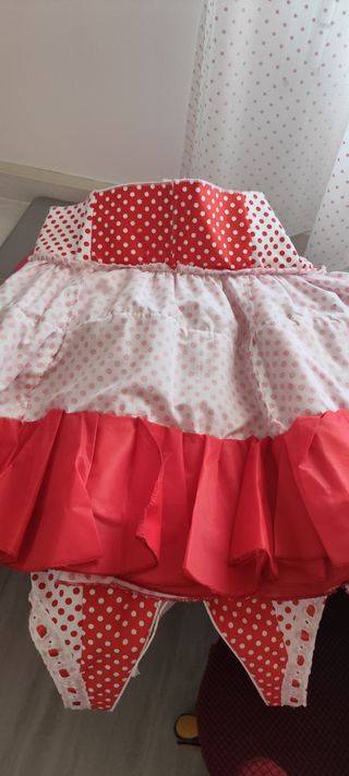 Vestido niña flamenco talla 14