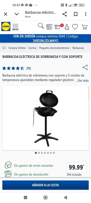 Barbacoa eléctrica Grill