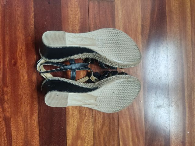 Sandalias negras mujer talla 40