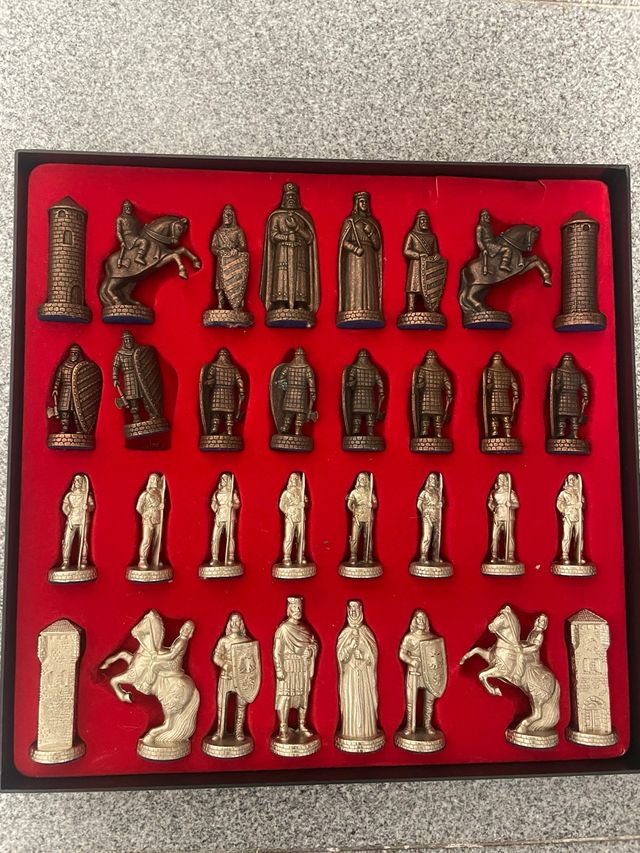 Ajedrez Bronce Medieval