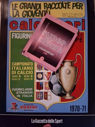 Album Figurine Calciatori Panini 70-72