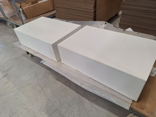 Mobiliário de casa de banho com gaveta branca