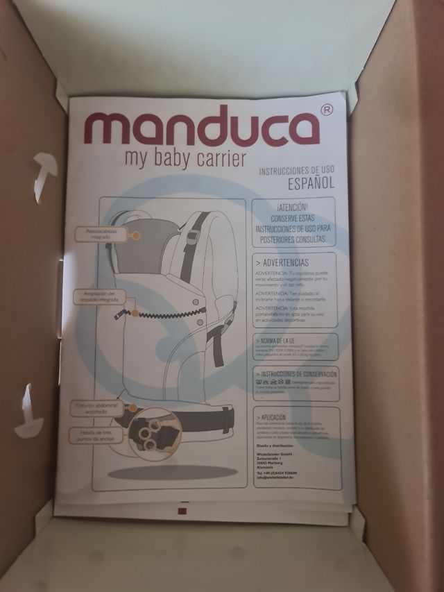 Manduca portabebés algodón orgánico