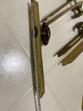 Pomo puerta bronce antiguo (x6)