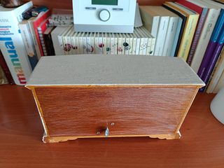 Joyero vintage blanco decapé