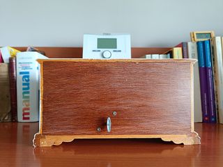 Joyero vintage blanco decapé