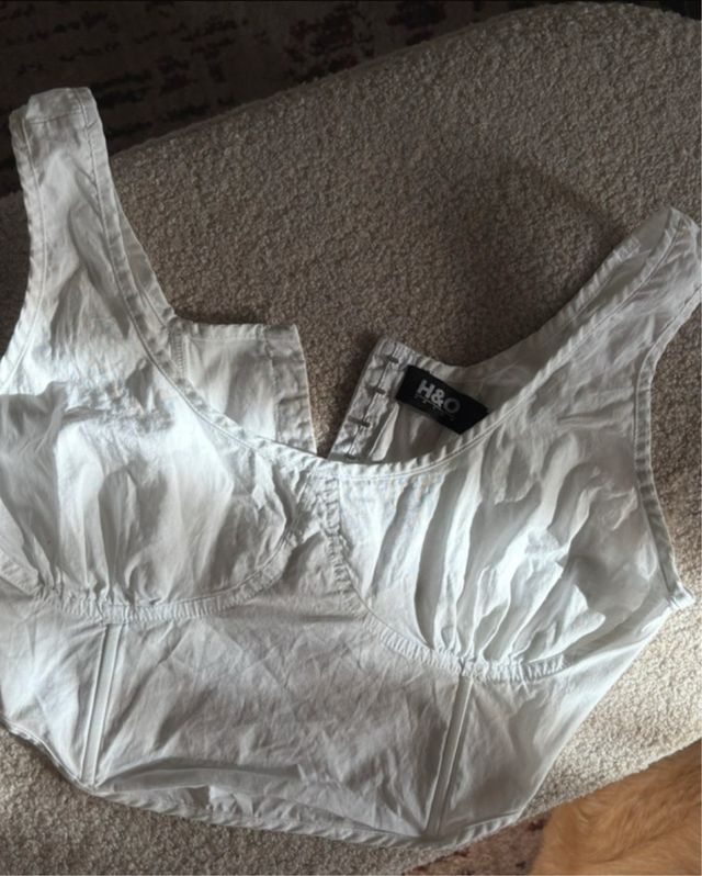 Top corpiño blanco H&O