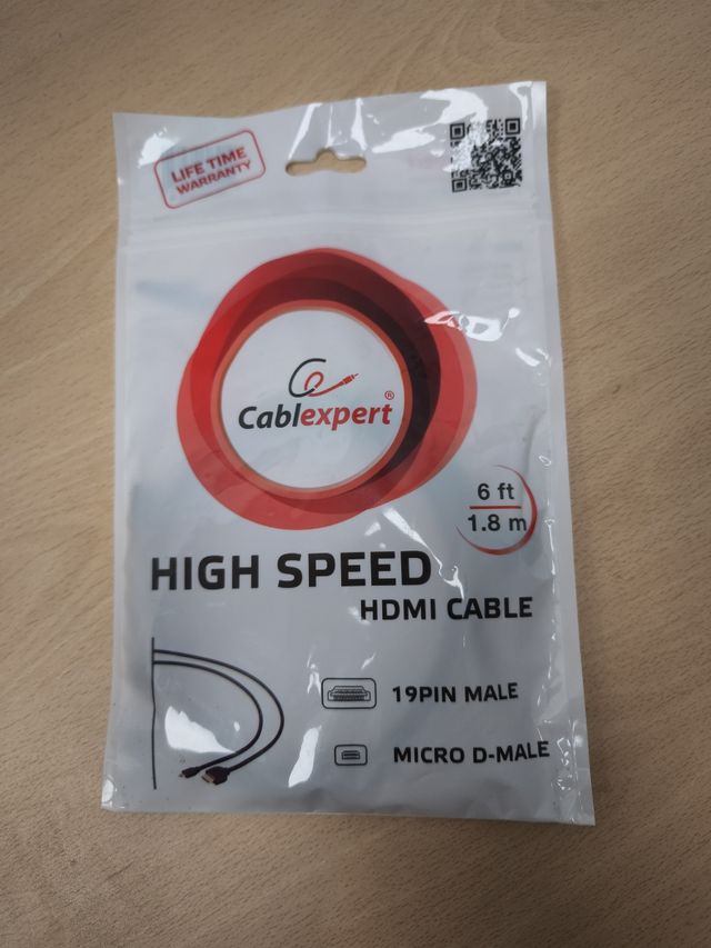 Cable HDMI-Micro HDMI 6ft Cablexpert