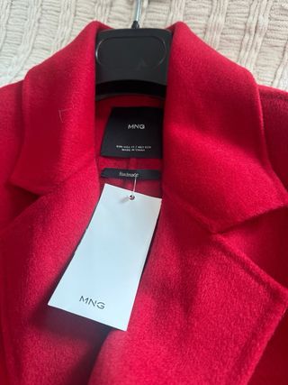 Abrigo lana Mango