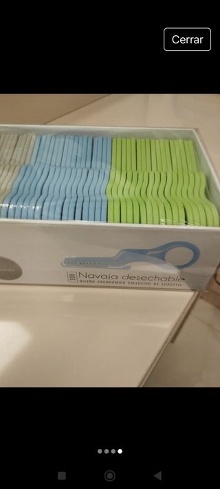 Cuchillas desechables 100
Nuevos 