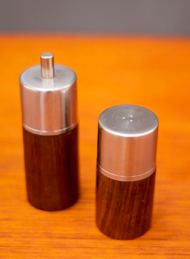 Pimentero y salero danés vintage mid-century